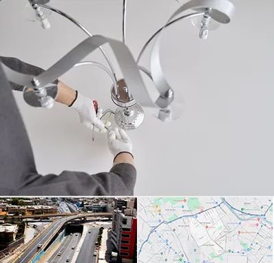 نصاب لوستر در ستارخان شیراز