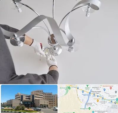 نصاب لوستر در صیاد شیرازی مشهد