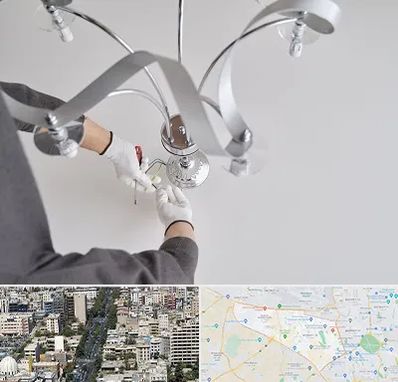 نصاب لوستر در منطقه 18 تهران