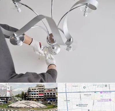 نصاب لوستر در مرکز تهران