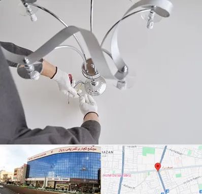 نصاب لوستر در نصف راه تبریز