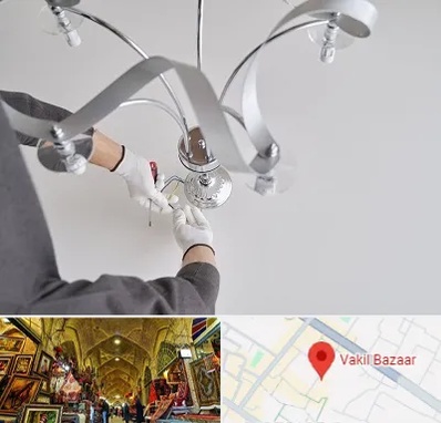 نصاب لوستر در بازار وکیل شیراز