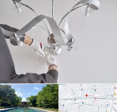 نصاب لوستر در هشت بهشت اصفهان