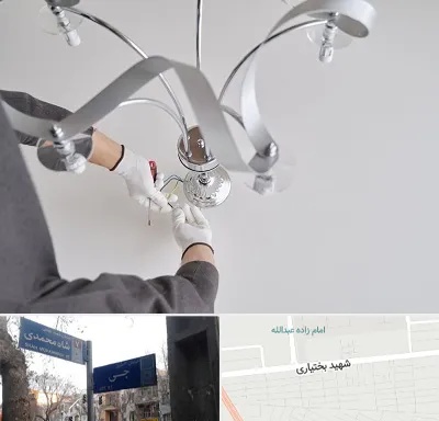 نصاب لوستر در سی متری جی