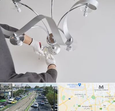 نصاب لوستر در جنوب تهران