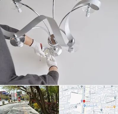 نصاب لوستر در خیابان توحید اصفهان