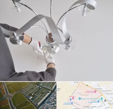 نصاب لوستر در الهیه مشهد