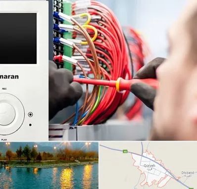 نصاب آنتن مرکزی و دیجیتال در قروه