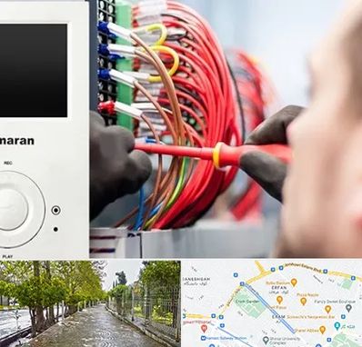 نصاب آنتن مرکزی و دیجیتال در خیابان ارم شیراز