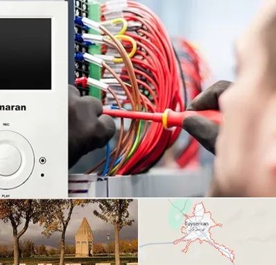 نصاب آنتن مرکزی و دیجیتال در تویسرکان