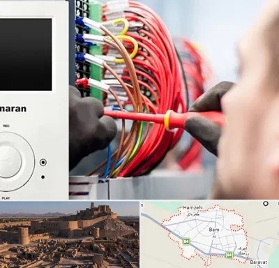 نصاب آنتن مرکزی و دیجیتال در بم