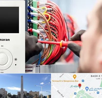 نصاب آنتن مرکزی و دیجیتال در فلکه گاز شیراز