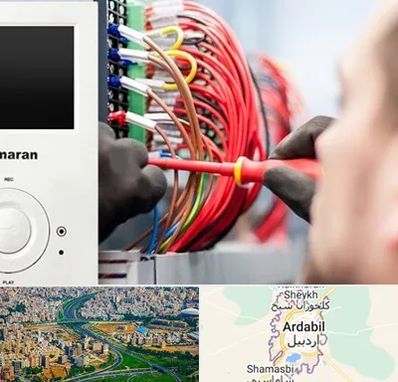 نصاب آنتن مرکزی و دیجیتال در اردبیل