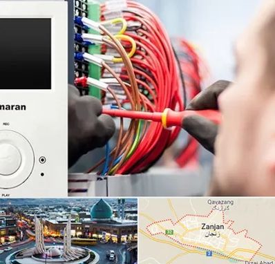 نصاب آنتن مرکزی و دیجیتال در زنجان