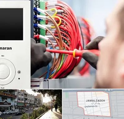 نصاب آنتن مرکزی و دیجیتال در خیابان جمالزاده