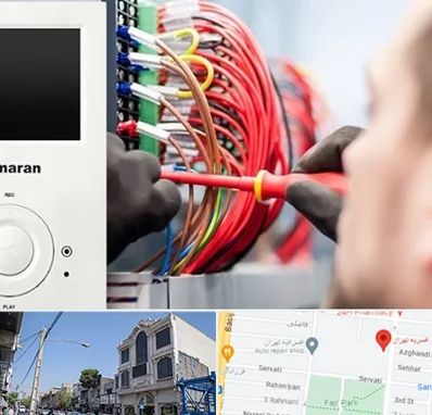 نصاب آنتن مرکزی و دیجیتال در افسریه