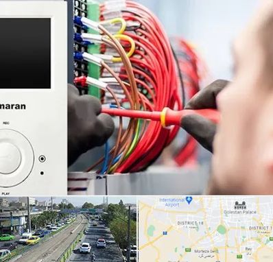 نصاب آنتن مرکزی و دیجیتال در جنوب تهران