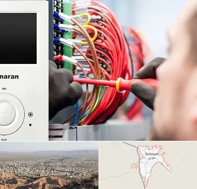 نصاب آنتن مرکزی و دیجیتال در اسفراین