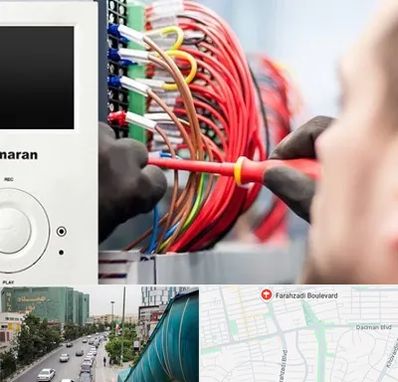 نصاب آنتن مرکزی و دیجیتال در بلوار فرحزادی