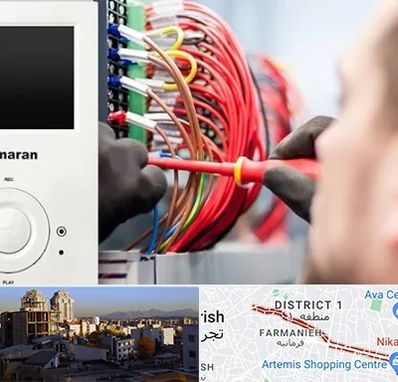 نصاب آنتن مرکزی و دیجیتال در فرمانیه