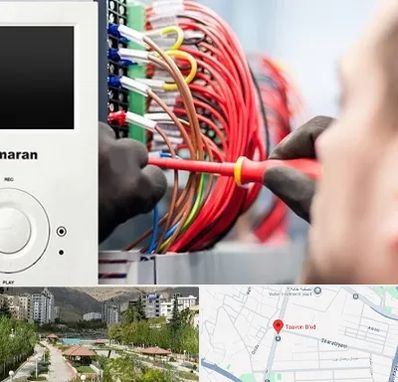 نصاب آنتن مرکزی و دیجیتال در بلوار تعاون