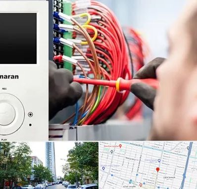 نصاب آنتن مرکزی و دیجیتال در امامت مشهد