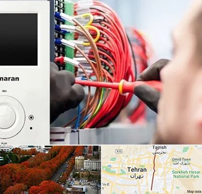 نصاب آنتن مرکزی و دیجیتال در ولیعصر