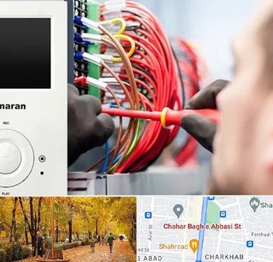 نصاب آنتن مرکزی و دیجیتال در چهارباغ اصفهان