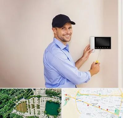 نصاب آیفون تصویری در وکیل آباد مشهد