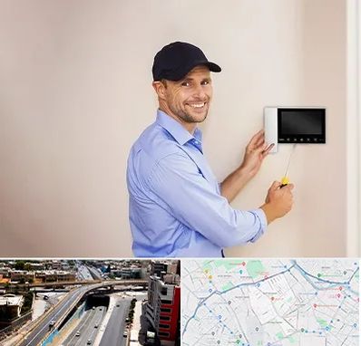 نصاب آیفون تصویری در ستارخان شیراز