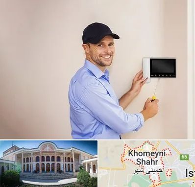 نصاب آیفون تصویری در خمینی شهر