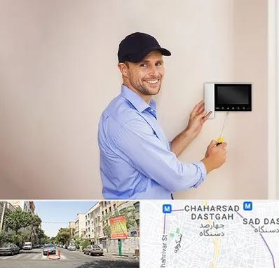 نصاب آیفون تصویری در چهارصد دستگاه