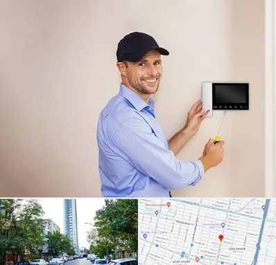 نصاب آیفون تصویری در امامت مشهد