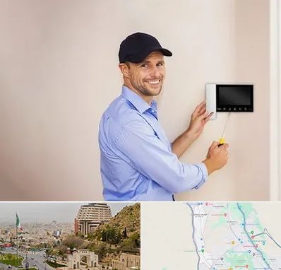 نصاب آیفون تصویری در فرهنگ شهر شیراز