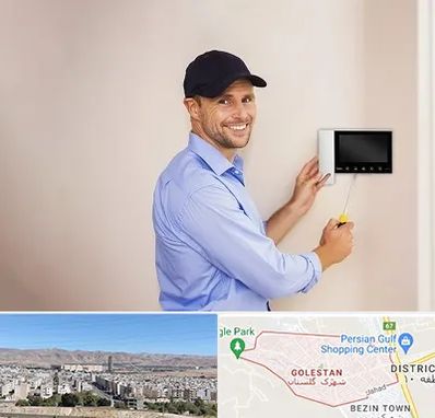 نصاب آیفون تصویری در شهرک گلستان شیراز