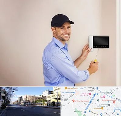 نصاب آیفون تصویری در خیابان ملاصدرا شیراز