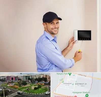 نصاب آیفون تصویری در تهرانسر