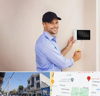 نصاب آیفون تصویری در افسریه