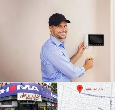 نصاب آیفون تصویری در امین حضور