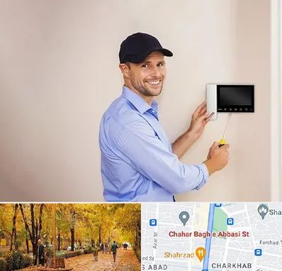نصاب آیفون تصویری در چهارباغ اصفهان