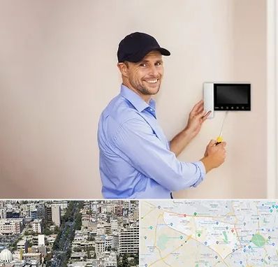 نصاب آیفون تصویری در منطقه 18 تهران