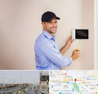 نصاب آیفون تصویری در بلوار توس مشهد