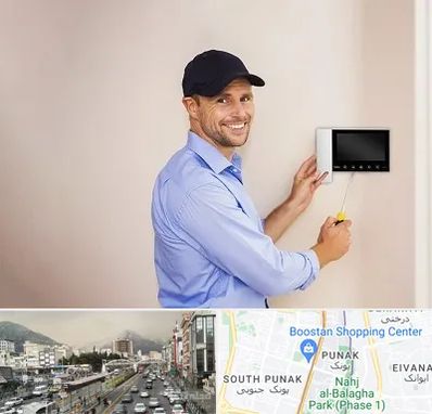 نصاب آیفون تصویری در پونک