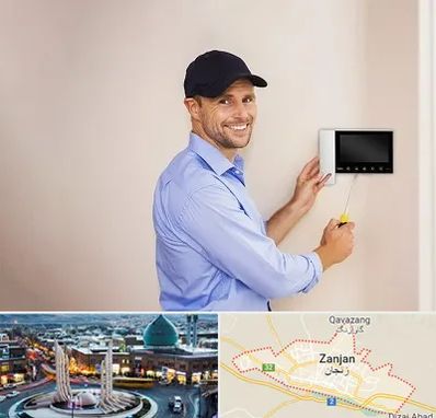 نصاب آیفون تصویری در زنجان