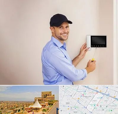 نصاب آیفون تصویری در هاشمیه مشهد