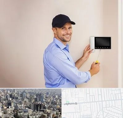 نصاب آیفون تصویری در جیحون