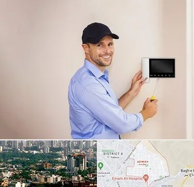 نصاب آیفون تصویری در عظیمیه کرج