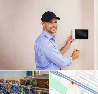 نصاب آیفون تصویری در لاله پارک تبریز