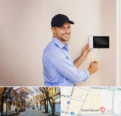 نصاب آیفون تصویری در تربیت تبریز