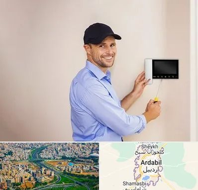 نصاب آیفون تصویری در اردبیل